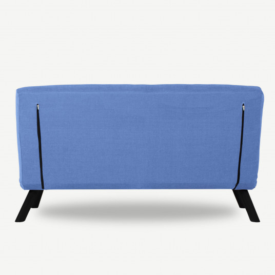 Dīvāns-gulta Sando divvietīga zila
