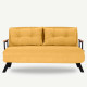 Dīvāns-gulta Sando divvietīga dzeltena