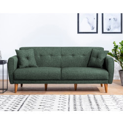 Dīvāns-gulta Aria zaļa