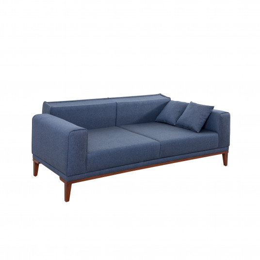 Dīvāns - gulta Lyones zils
