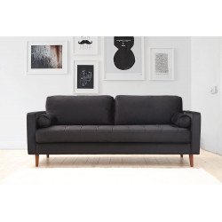 Dīvāns Rome melns