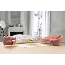 Dīvāns Eses Left rozā