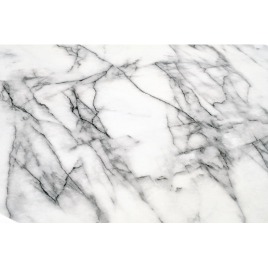 Ēdamgalds BRODWAY balts, marmora melns