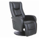 Atzveltnes krēsls ar masāžas funkciju PULSAR melns
