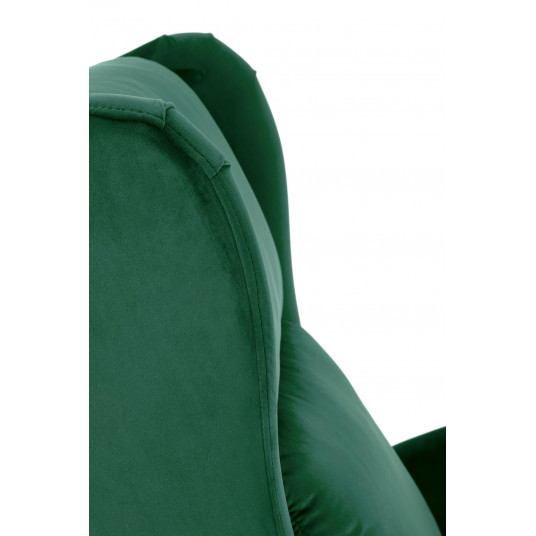Atzveltnes krēsls AGUSTIN tumši zaļš
