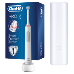  Elektriskā zobu birste Braun D505.513.3X Oral-B Pro 3-3500, balta