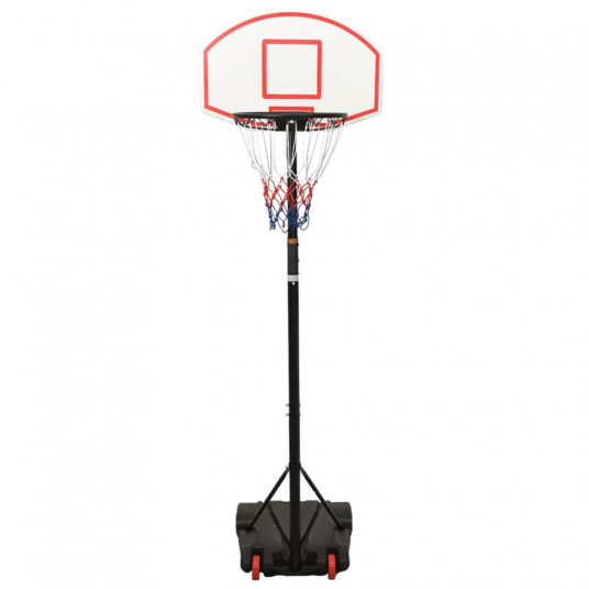Basketbola vairogs, balts, 216-250 cm, polietilēns