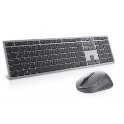 Dell Premier Multi-Device Keyboard and Mouse   KM7321W Wireless, Wireless (2.4 GHz), Bluetooth 5.0, Batteries included,  Estonian (QWERTY), Titan grey