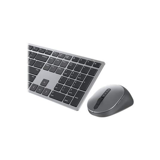 Dell Premier Multi-Device Keyboard and Mouse   KM7321W Wireless, Wireless (2.4 GHz), Bluetooth 5.0, Batteries included,  Estonian (QWERTY), Titan grey
