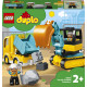 LEGO® 10931 DUPLO Town Kravas automašīna un kāpurķēžu ekskavators