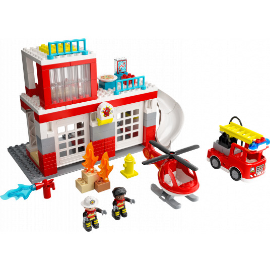 LEGO® 10970 DUPLO Ugunsdzēsēju depo un helikopters