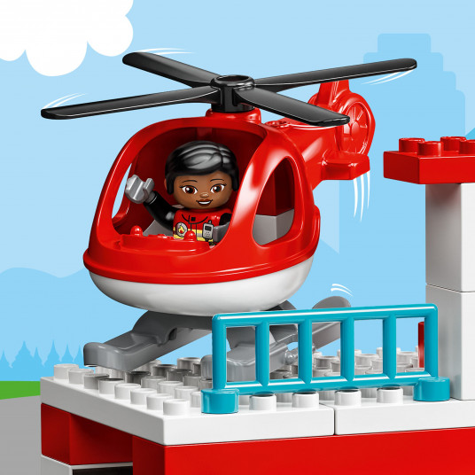 LEGO® 10970 DUPLO Ugunsdzēsēju depo un helikopters