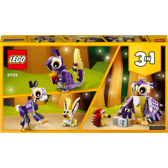 LEGO® 31125 CREATOR Fantāzijas meža būtnes