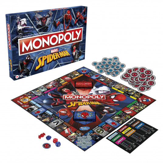 MONOPOLY Galda spēle Spiderman (Angļu val.)