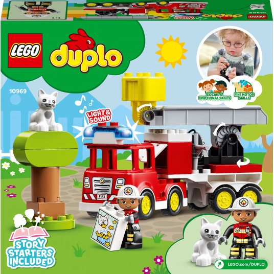 LEGO® 10969 DUPLO Ugunsdzēsēju auto
