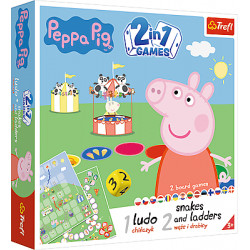 TREFL PEPPA PIG Boardgame 2 in 1 Peppa Pig