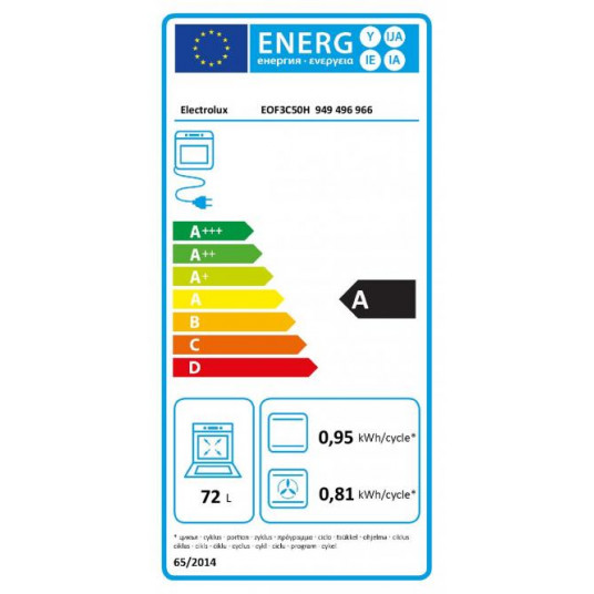 Cepeškrāsns Electrolux EOF3C50H