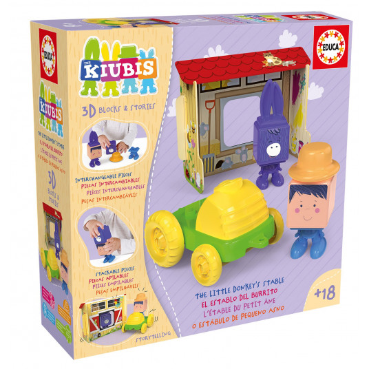 Bērnu spēles 3D THE KUBIS, THE BURRITO Stable 2-4 gadi