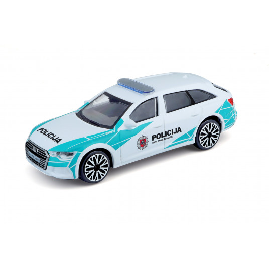 BBURAGO 1:43 automodel Audi A6 Avant Lithuanian Police, 18-30415