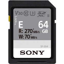 Sony SDXC E series 64GB UHS-II Class 10 U3 V30