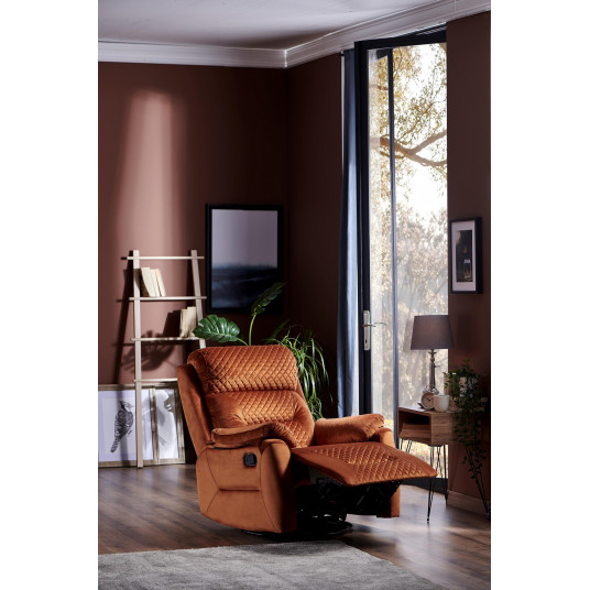 Krēsla krēsls Trone TV - dzintara krāsā