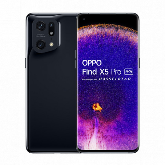 Telefons Oppo Find X5 Pro 5G 12GB/256GB Dual-Sim Ceramic Black