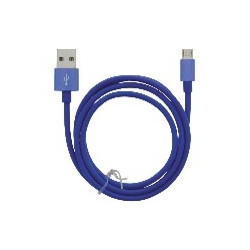 Kabelis MOB:A USB-A - MicroUSB 2.4A, 1m, zils