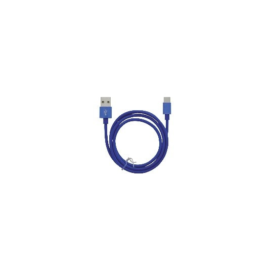 Kabelis MOB:A USB-A - USB-C 2.4A, 1m, zils