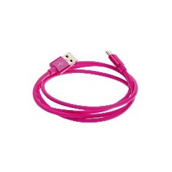 Kabelis MOB:A USB-A - USB-C 2.4A, 1m, rozā
