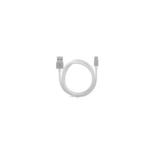 MOB kabelis:A USB-A - MicroUSB 2.4A, 1m, balts