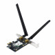 Asus Wi-Fi adapteris, trīs joslu, Wi-Fi 6E adapteris PCE-AXE5400 802.11ax
