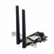 Asus Wi-Fi adapteris, trīs joslu, Wi-Fi 6E adapteris PCE-AXE5400 802.11ax