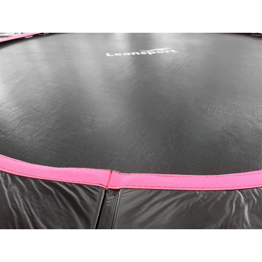 Batuts Lean Sport Max, 244cm, rozā