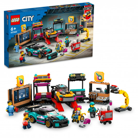 LEGO® 60389 CITY  Auto uzlabošanas darbnīca