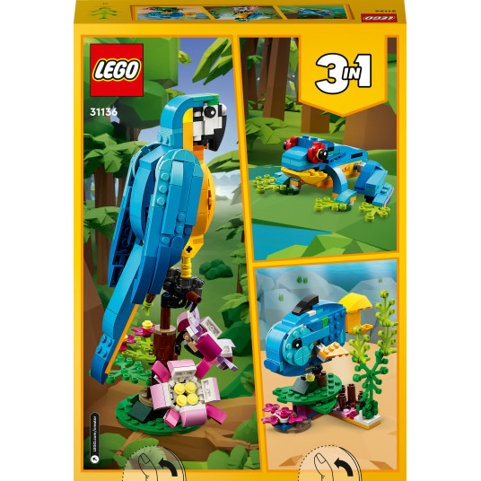 LEGO® 31136 CREATOR Eksotisks papagailis