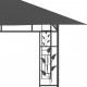 Dārza nojume ar moskītu tīklu, 4x3x2,73 m, 180 g/m², pelēka
