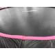 Batuts Lean Sport Max 366 cm, melns/rozā