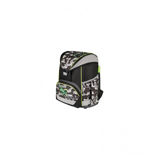 Skolas mugursomas komplekts HERLITZ ULTRALIGHT PLUS - Camo Dragon, 50043231