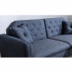 Dīvāna gultne Hanah Home Terra - Tumši zils