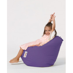 Bērnu pupiņu maiss Premium - violets