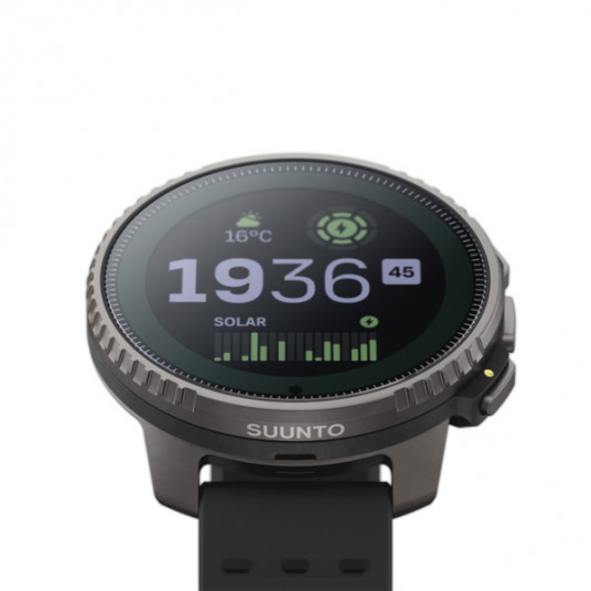 Viedais sporta pulkstenis SUUNTO VERTICAL TITANIUM SOLAR BLACK