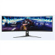 Monitors Asus ROG Strix Gaming LCD XG49VQ 49 ", VA, 3840 x 1080 pixels, 32:9, 4 ms, 450 cd/m², Black, Super Ultra-Wide HDR, 144Hz, FreeSync™ 2 HDR, DisplayHDR™ 400, DCI-P3: 90%, Shadow Boost