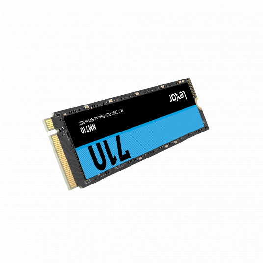 Lexar M.2 NVMe SSD NM710 1000 GB, SSD formas koeficients M.2 2280, SSD interfeiss PCIe Gen4x4, Rakstīšanas ātrums 4500 MB/s, Lasīšanas ātrums 5000 MB/s