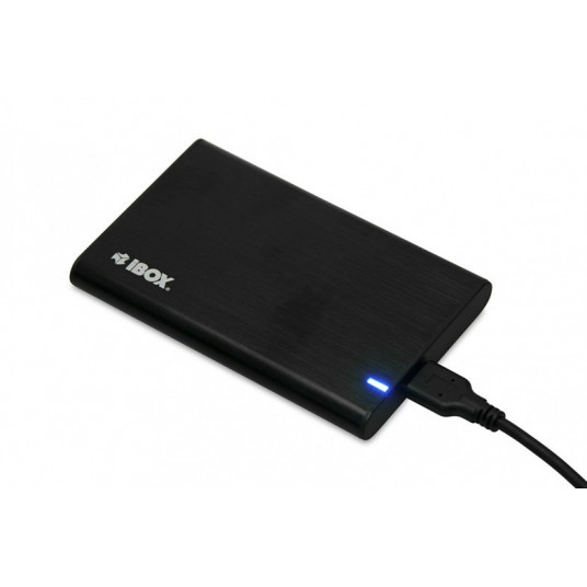 iBox HD-05 HDD/SSD korpuss, melns 2,5 collu