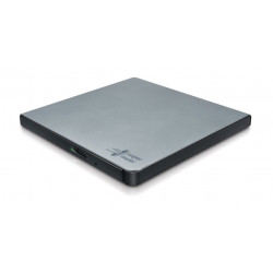 Hitachi-LG plāns pārnēsājamais DVD rakstītājs optiskais disku diskdzinis DVD±RW Sudrabs