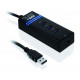 iBox IUH3FB interfeisa centrmezgls 5000 Mbit/s Melns