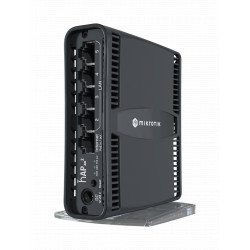 MikroTik C52iG-5HaxD2HaxD-TC - hAP ax² MikroTik hAP ax² C52iG-5HaxD2HaxD-TC 802.11ax, 1200 Mbit/s (5 GHz)/ 574 Mbit/s (2.4 GHz) J ports, 5 LAN (2.4 GHz) Mbit/s, Ethernet