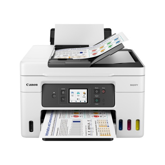 Tintes printeris Canon MAXIFY GX4050 MFP Color. atkārtoti uzpildāmas A4 350 loksnes 33.6Kbps USB2.0 LAN WiFi