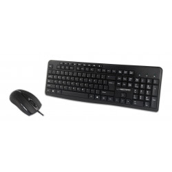 Esperanza EK137 komplekts - USB klaviatūra + pele melna