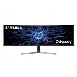 124,2 cm/49 collu (5120 x 1440) Samsung Odyssey G9 C49RG90SSP izliekts QLED 32:9 4ms 120Hz DisplayHDR 1000 HDMI DisplayPort VESA Dual Quad HD tumši pelēks/zils